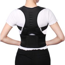Özbience Unisex Siyah Medikal Ortopedik Sırt Duruş Korsesi
