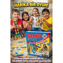 300 Parça Bambu Çubuk Kutu Oyunu - Eğlenceli ve Zeka Geliştirici Aile Oyunu