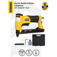 PremiumPort Havalı Zımba Tabancası 6-16 Mm, 4-6 Bar, Çantalı, Güçlü ve Rahat Kullanım