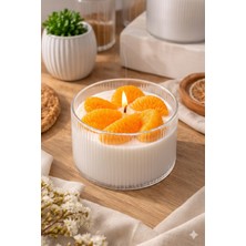 Akdeniz Home Güneşin Enerjisi: Premium Estetik Tasarım Mandalina Mum - Mekanlara Dinamik Zarafet Imzası