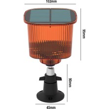 Powermaster PM-26955 Dc 5V Solar Sesli Hayvan Kovucu Alarm Cihazı
