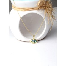 By Barun Nazar Boncuğu Mavi Göz Model 925 Ayar Gümüş Kolye