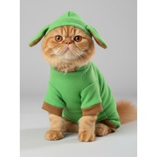 Kemique Matcha Bunny Kedi Tulumu,kıyafeti