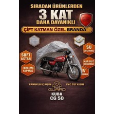 Carguard Kuba Cg 50 Fitilli Motosiklet Brandası Motor Örtüsü - Miflonlu