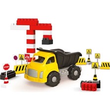 Nilly Toys 5219 Oyuncak Jumbo Kamyon ve Bloklar 40 Parça