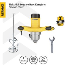 PremiumPort RTM396 Boya ve Harç Karıştırıcı, Güçlü ve Dayanıklı, Profesyonel Kullanım Için