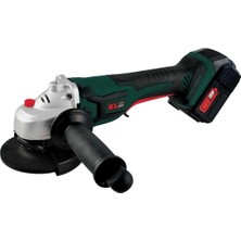 PremiumPort 18V 2.0AH Li-Ion Kömürsüz Profesyonel Avuç Taşlama KLAT18B-20