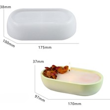 Hobiflex Silikon Kalıp Taş Tozu Ithal Muhtelif Sandal Kase Mumluk Saksı Kalıbı Epoksi Reçine HB190-0140