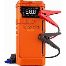 PremiumPort Çok Fonksiyonlu Taşınabilir Şarj ve Hava Kompresörü 10,000MAH, 150PSI