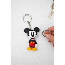Pazarois Mickey Mouse Figürlü Hareketli Anahtarlık