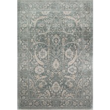 Akbel Halı Taftan TF 07 Vizon Sky - Pakistan Overdyed Tarzı El Emeği ile Özel Tezgahlarda Üretilen Uşak Halısı