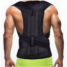 Özbience Dik Duruş Korse, Bel ve Sırt Destekli, Çift Balenli, Omuz Rahatlığı