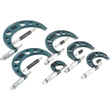 PremiumPort 6 Parçalı Mikrometre Seti, Hassas Ölçüm Araçları, 0-150MM