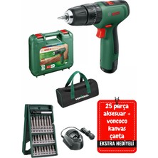 Bosch Şarjlı Darbeli Matkap 18V 1.5AH, Hafif ve Güçlü, Çok Amaçlı Kullanım