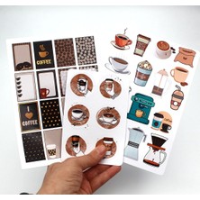 Kolbi Craft Kahve Temalı Sticker Seti