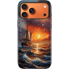 Senada iPhone 17 Pro Velvet Kılıf Lansman Içi Kadife Temalı Desenli Silikon Fırtına