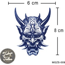 Trakya Tattoo 1 Ay Kalıcı Dövme Hannya Maskesi Geçici Dövme MGZS-009