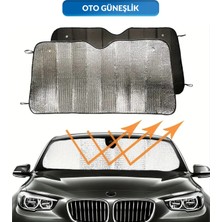 Eco Lounge Katlanabilir Ön Cam Güneşlik Isı Önleyici Araç Perdesi Volkswagen Passat Peugeot 3008 Skoda Superb Nissan Qashqai