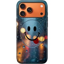 Senada iPhone 17 Pro Velvet Kılıf Lansman Içi Kadife Temalı Desenli Silikon Smile Rain