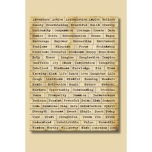 Kolbi Craft 117 Adet Scrapbook Sticker Seti Ingilizce Kelime Vintage Bullet Journal Ajanda Laptop Sticker