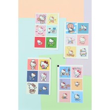 Kolbi Craft 24 Adet Hello Kitty Sticker Sevimli Sticker Kare Sticker Laptop Sticker Sanrio Sticker Seti