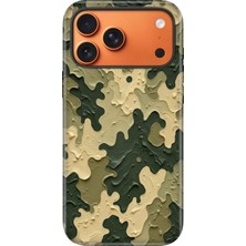 Senada iPhone 17 Pro Velvet Kılıf Lansman Içi Kadife Temalı Desenli Silikon KAMUFLAJ7811