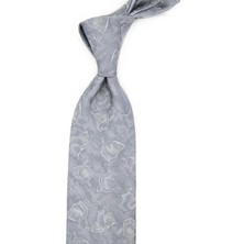 Kravatkolik Tradana Style Gri Italyan Ipek Kravat İK2048