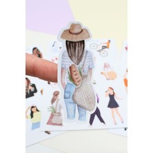 Kolbi Craft 43 Adet Girls Kız Sticker Seti Bullet Journal Seyahat Sticker