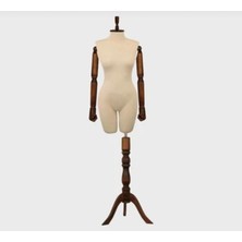 Md Vitrin Dekorasyon Ahşap Kollu Pantalon Giyebilen Terzi Mankeni