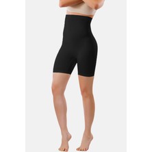 Özbience Kadın Uzun Paçalı Mideli Korse Siyah, Şık ve Rahat Tasarım