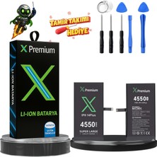 x Premium Iphone 14 Batarya Xpremium Pil Süper Yüksek Kapasiteli Güçlendirilmiş 3400 Mah
