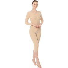 Özbience Kollu Fermuarlı Ful Body Liposuction Korse, Rahat ve Şık Tasarım