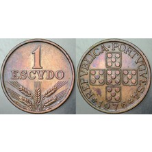 Banknoting Portekiz 1 Eskudo 1976.