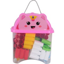 Nilly Toys CN2112A Hayvan Figürlü Kapta Büyük Blok