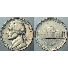 Banknoting Amerika 5 Cent 1978 Jefferson Nıckel.