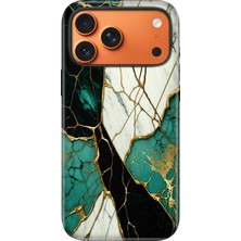 Senada iPhone 17 Pro Max Uyumlu Kılıf Lansman Içi Kadife Temalı Desenli Silikon Patra Mermer