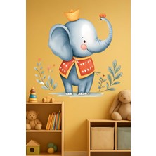 Aysha Tasarım Duvar Stickerı – Renkli Hayvan Temalı Çocuk Odası Duvar Stickerı