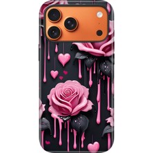 Senada iPhone 17 Pro Velvet Kılıf Lansman Içi Kadife Temalı Desenli Silikon Romantik