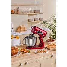 Allians Kırmızı Maestro Artisan Stand Mikser, 6 Litre, Ultra Sessiz ve Güçlü Performans