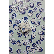 Kolbi Craft 50 Adet Kawaii Penguen Sticker Seti Bullet Journal Scrapbook Laptop Ajanda Planlayıcı Mini Sevimli