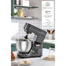 Allians Stella Stand Mikser, 1500W, 5l, Space Gray, Şık ve Güçlü Tasarım