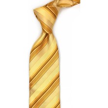 Kravatkolik Soveria Style Sarı Italyan Ipek Kravat İK2151