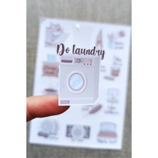 Kolbi Craft 15 Adet Ev Işleri Sticker Seti Planlayıcı Sticker Bullet Journal Sticker