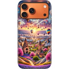 Senada iPhone 17 Pro Max Uyumlu Kılıf Lansman Içi Kadife Temalı Desenli Silikon Kapadokya Ai