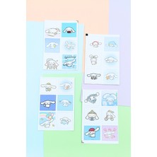 Kolbi Craft 24 Adet Cinnamoroll Sticker Seti Sevimli Sticker Kare Sticker Laptop Sticker Hello Kitty Sanrio