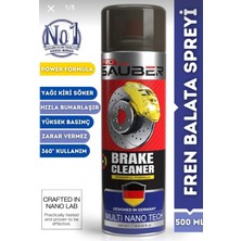 PROSAÜBER Pro Sauber Power Fren Balata Spreyi 500 ml – Yüksek Basınçlı, Kiri Söküp Atar, Hızlı Buharlaşır