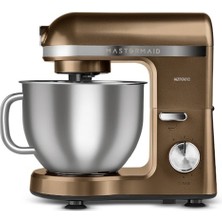 Allians Çift Kollu Stand Mikser, Walnut Brown, Güçlü ve Şık Tasarım