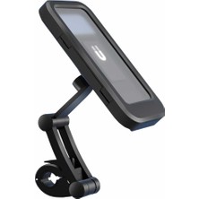 Darkom Su Geçirmez Bisiklet-Motosiklet Telefon Tutucu - 360° Dönebilen Darbeye Dayanıklı Dokunmatik Kılıf