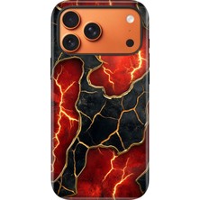 Senada iPhone 17 Pro Velvet Kılıf Lansman Içi Kadife Temalı Desenli Silikon Seria Mermer