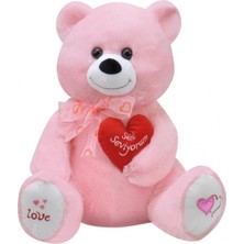 Nilly Toys 1045P Sl Tıkıl Ayı 65 cm Pembe